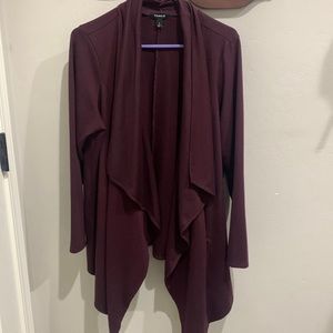 Torrid waterfall ponte open front cardigan 1X